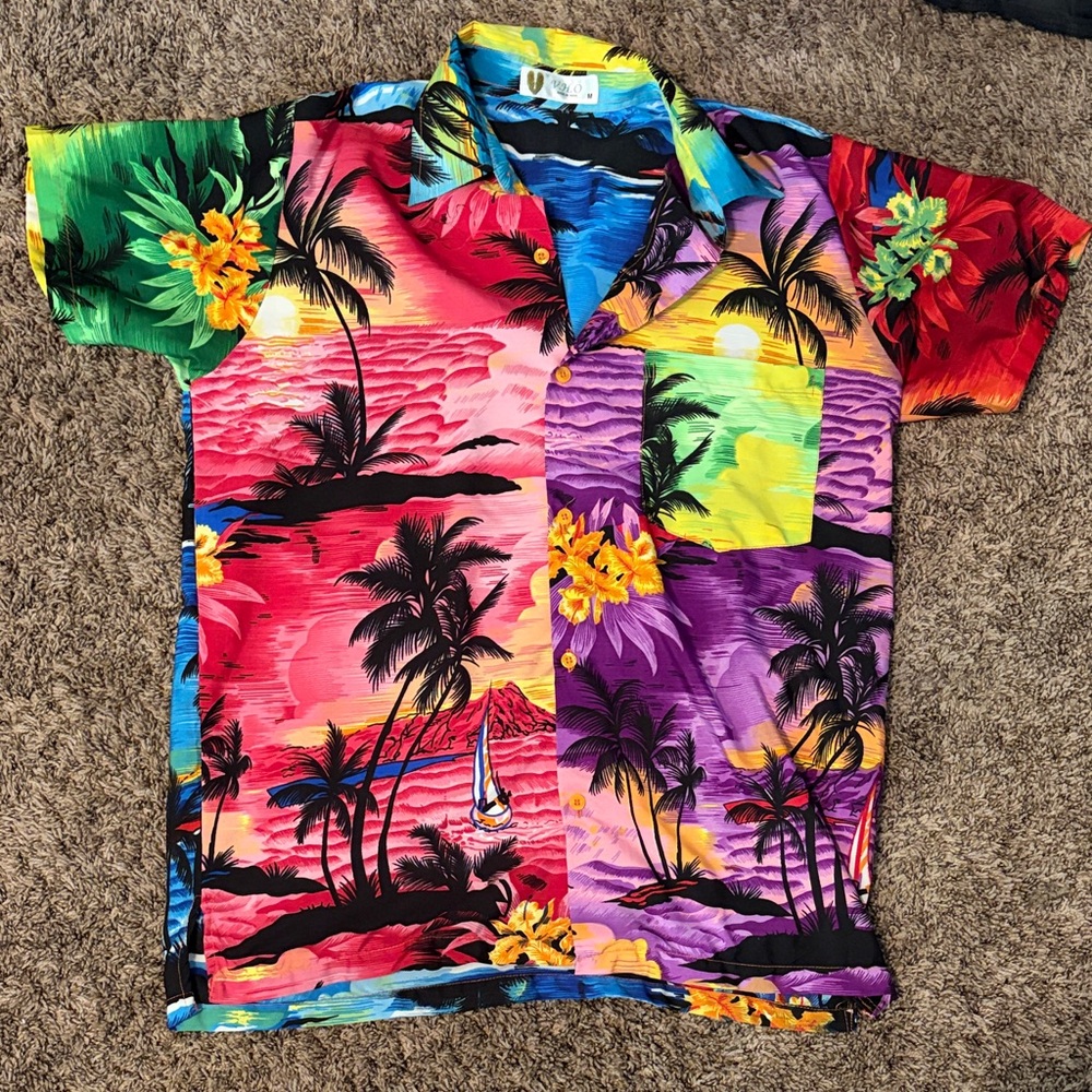 Tropical Multicolor Hawaiian Shirt